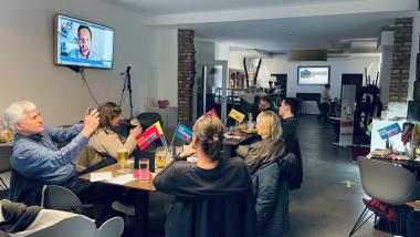 Teilausschnitt des Publikums bei der Rede von Martin Hagen - Landes- und Fraktionschef der FDP Bayern