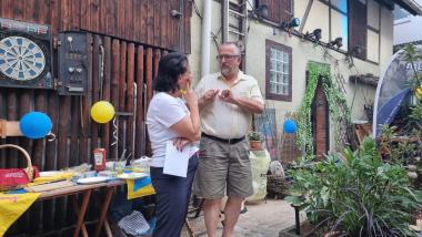 Dr. Helmut Kaltenhauser während seine Rede an die OV Mitglieder und Gäste